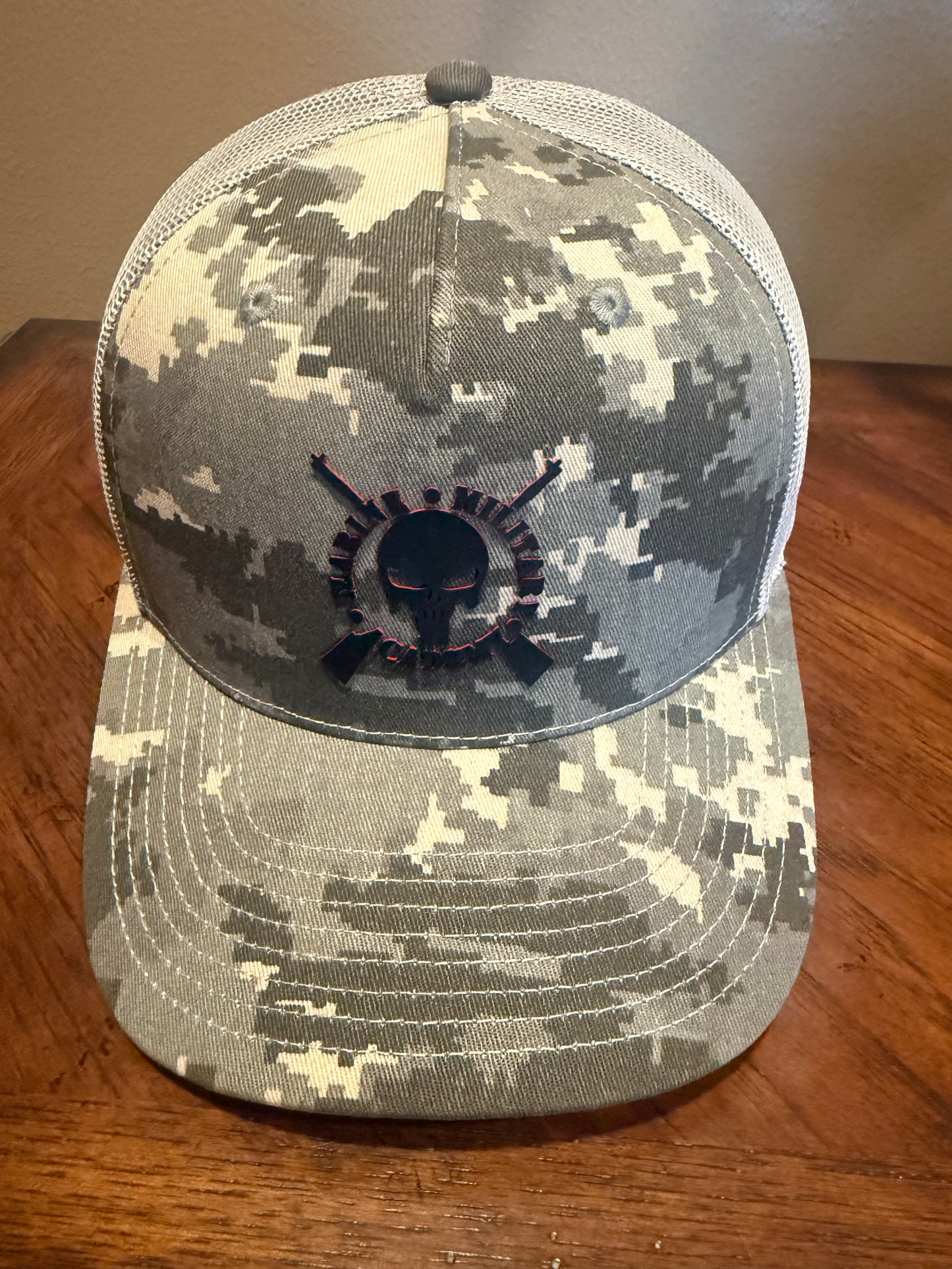 Camo Trucker Punisher Hat