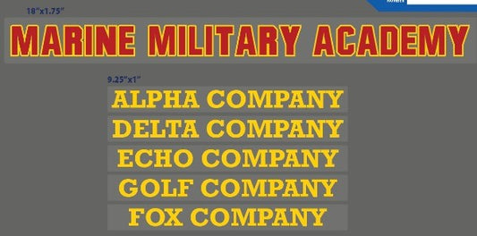 MMA Company Decals