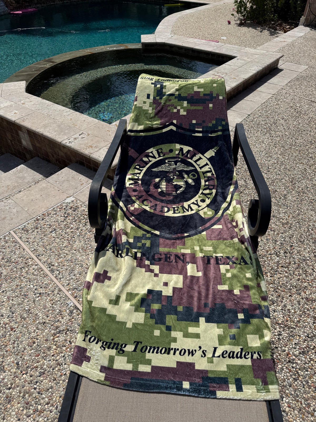 MMA Camo Beach Towel