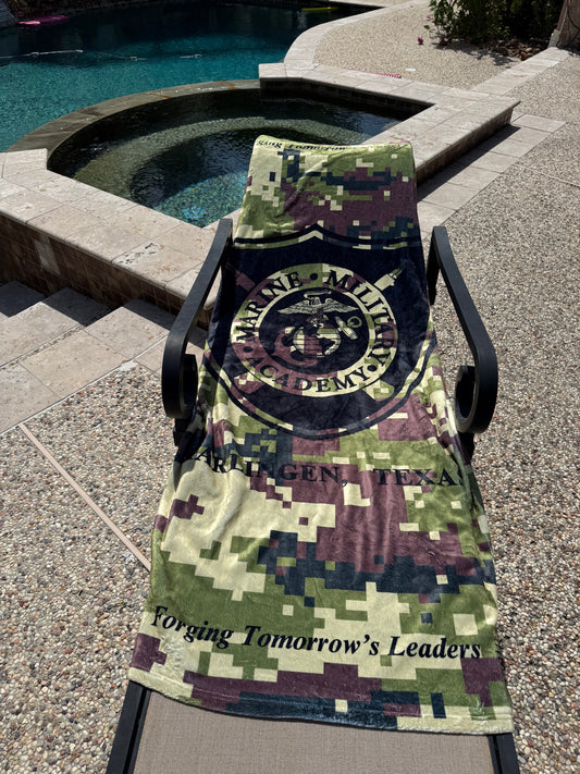 MMA Camo Beach Towel