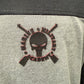 Long Sleeve T-Shirt Hoodie W/Silicon Punisher