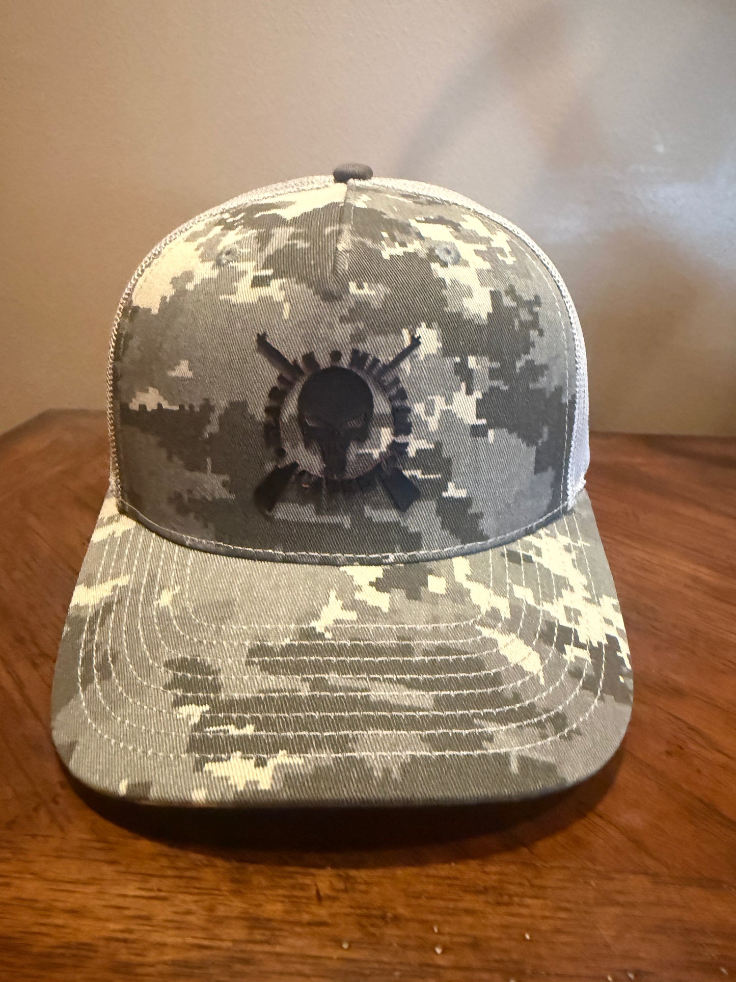 Camo Trucker Punisher Hat