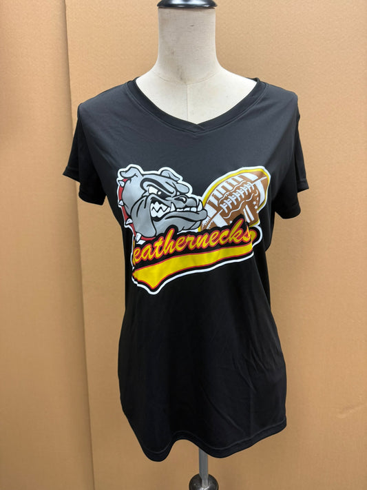 WOMENS Football BLACK MMA Tshirt