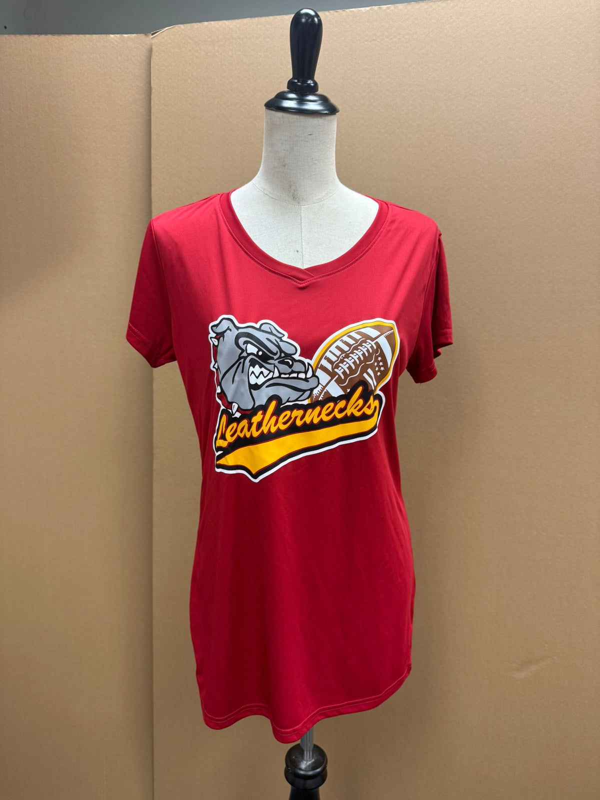WOMENS Football RED MMA Tshirt