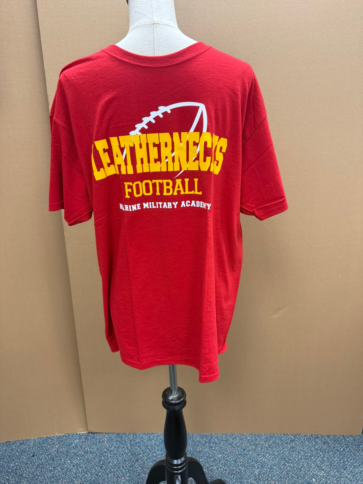 Leathernecks Football Tshirt - RED only.