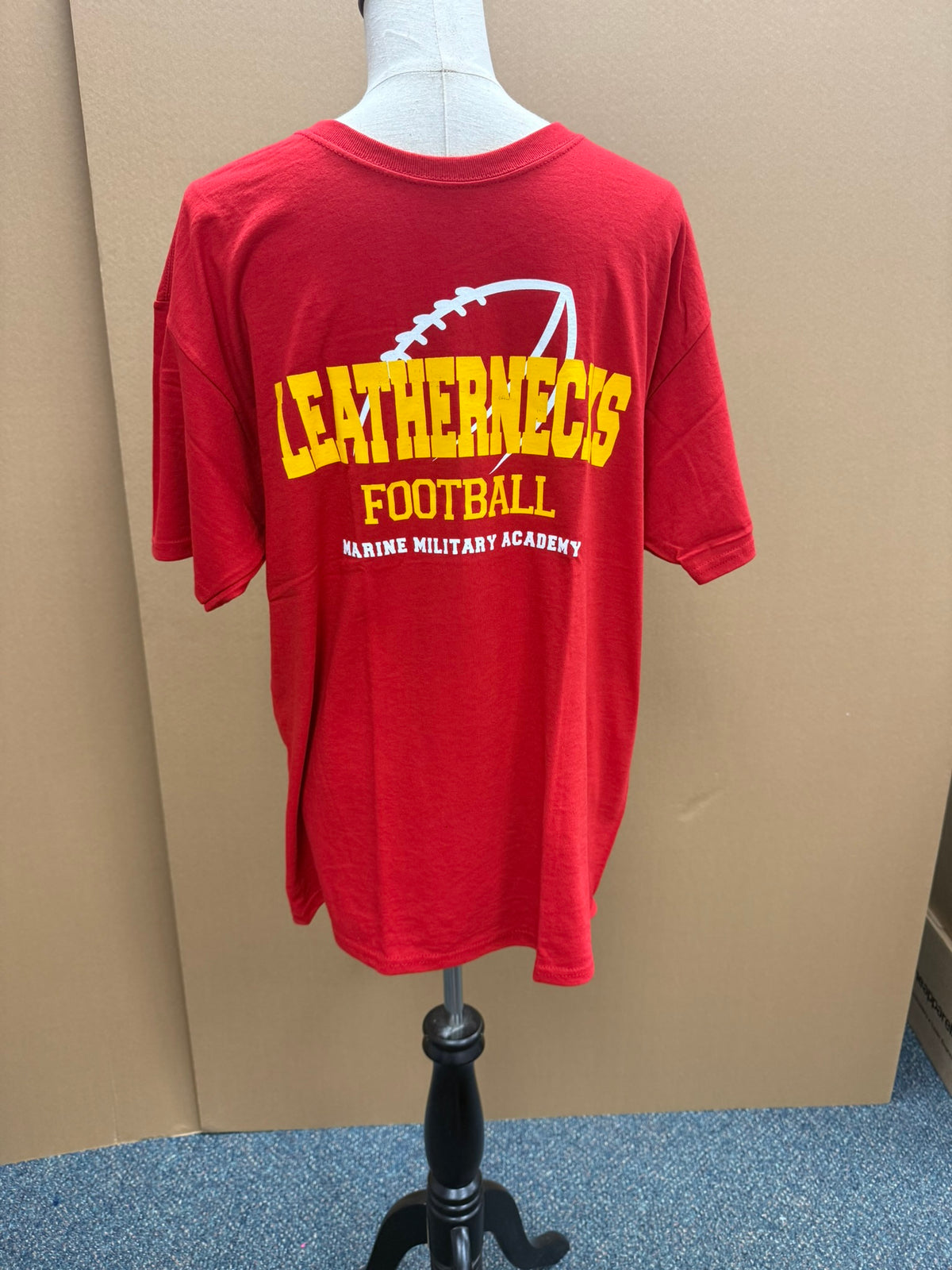 Leathernecks Football Tshirt - RED only.