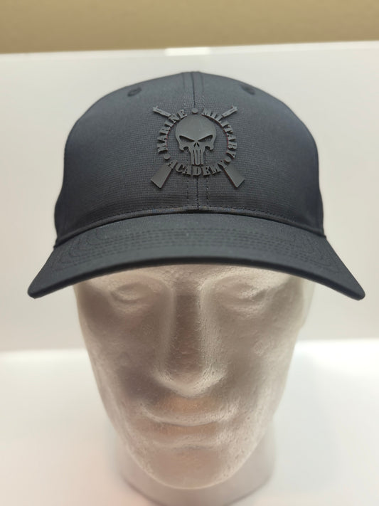 Black Structured Punisher Hat