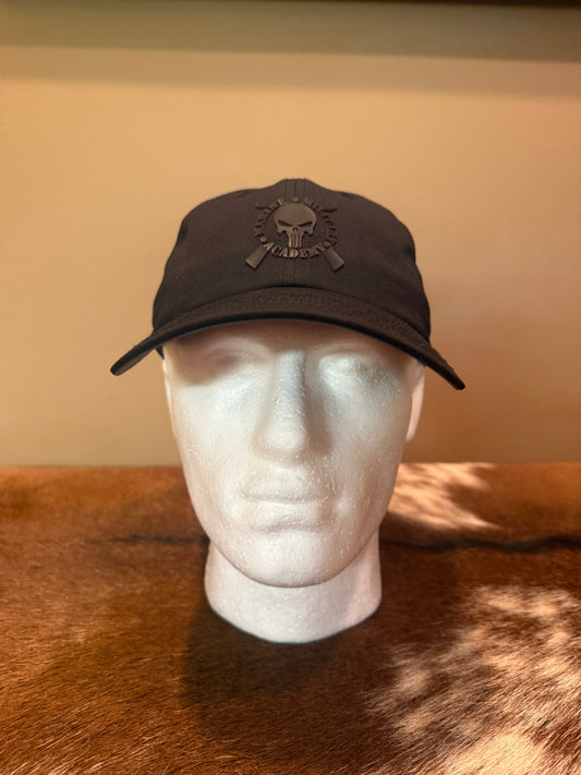 Black Relaxed Punisher Hat