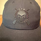 Black Relaxed Punisher Hat